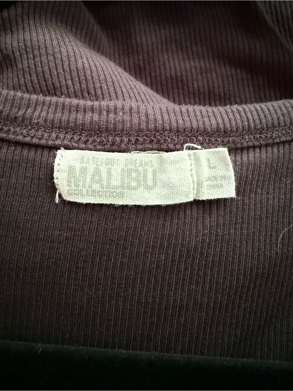 Barefoot Dreams Malibu Collection Black Ultra Soft Rib Long Sleeve Henley Top L - Picture 8 of 8